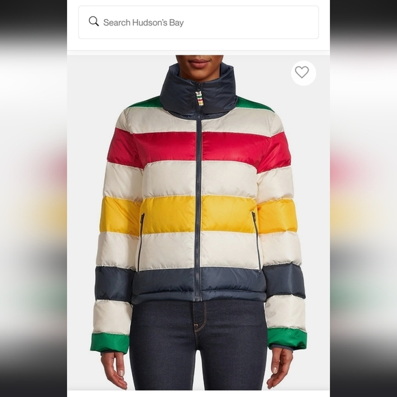 BARBIE x HBC Women's Reversible Puffer Jacket - Picture 1 of 8